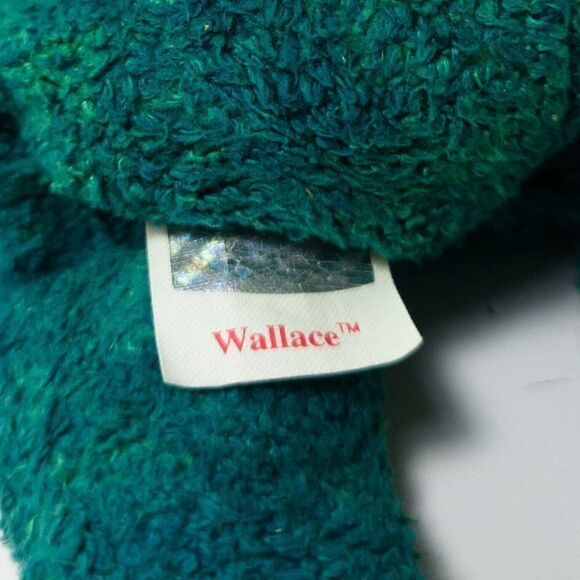RETIRED Ty Beanie Baby WALLACE BEAR ERRORS With Tags RARE - Picture 5 of 6